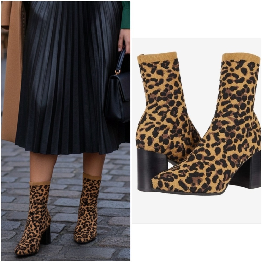 Blondo Leopard Print "Sassy" Waterproof Booties